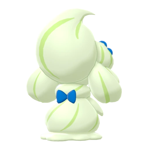 Alcremie Matcha Cream Berry, Back, in Sword & Shield: The Crown Tundra