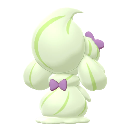 Alcremie Matcha Cream Ribbon, Back, in Sword & Shield: The Crown Tundra