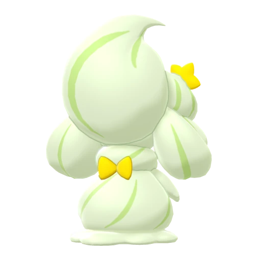 Alcremie Matcha Cream Star, Back, in Sword & Shield: The Crown Tundra