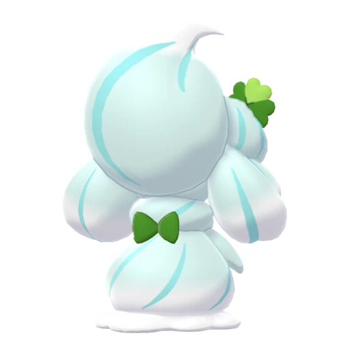 Alcremie Mint Cream Clover, Back, in Sword & Shield: The Crown Tundra