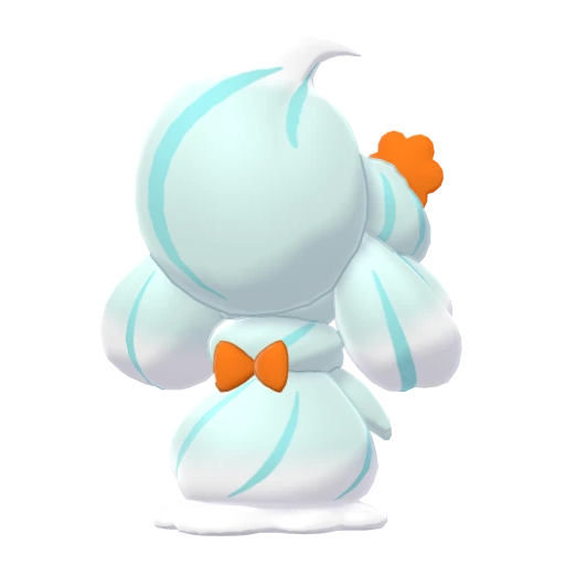 Alcremie Mint Cream Flower, Back, in Sword & Shield