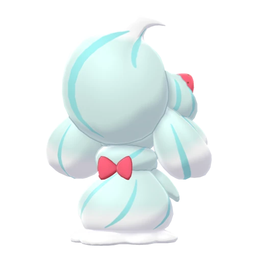 Alcremie Mint Cream Strawberry, Back, in Sword & Shield: The Crown Tundra
