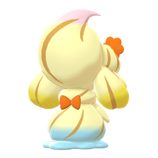 Alcremie Rainbow Swirl Flower, Back, in Sword & Shield: The Crown Tundra