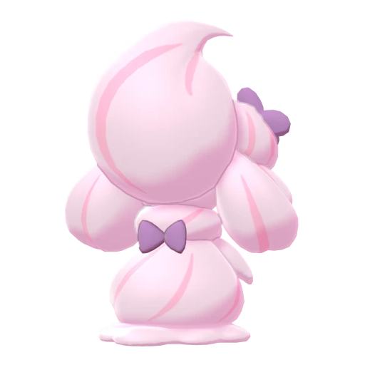 Alcremie Ruby Cream Ribbon, Back, in Sword & Shield