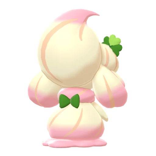 Alcremie Ruby Swirl Clover, Back, in Sword & Shield