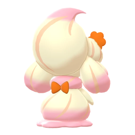 Alcremie Ruby Swirl Flower, Back, in Sword & Shield