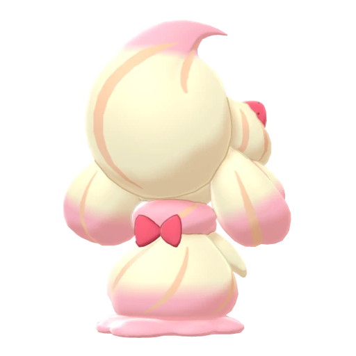 Alcremie Ruby Swirl Strawberry, Back, in Sword & Shield