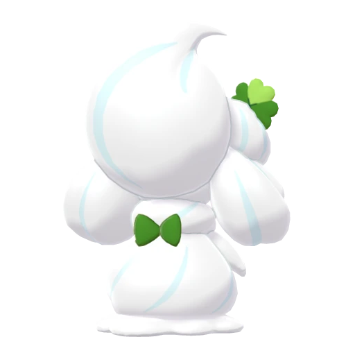 Alcremie Salted Cream Clover, Back, in Sword & Shield