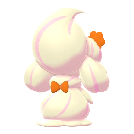 Alcremie Vanilla Cream Flower, Back, in Sword & Shield: The Crown Tundra