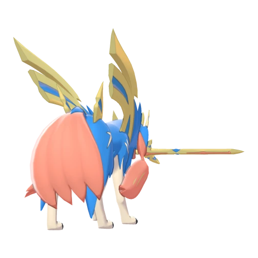 Zacian Crowned Sword, Back, in Sword & Shield