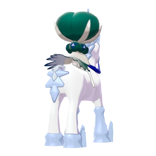 Calyrex Ice Rider, Back, in Sword & Shield