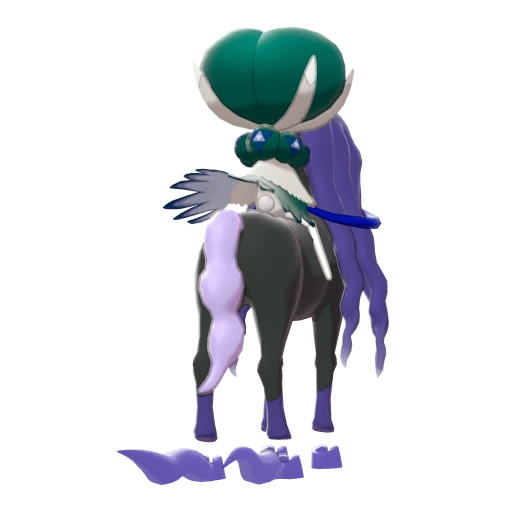 Calyrex Shadow Rider, Back, in Sword & Shield