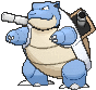 Blastoise, Front, in Sun & Moon