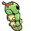 Caterpie, Front, in Ultra Sun & Ultra Moon