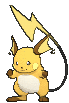 Raichu, Front, in Ultra Sun & Ultra Moon