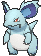 Nidorina, Front, in Sun & Moon