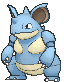 Nidoqueen, Front, in Sun & Moon