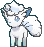 Vulpix Alolan, Front, in Ultra Sun & Ultra Moon