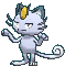 Meowth Alolan, Front, in Ultra Sun & Ultra Moon