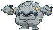 Graveler Alolan, Front, in Ultra Sun & Ultra Moon