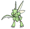 Scyther, Front, in Ultra Sun & Ultra Moon
