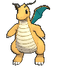 Dragonite, Front, in Ultra Sun & Ultra Moon