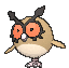 Hoothoot in Ultra Sun & Ultra Moon