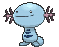 Wooper, Front, in Sun & Moon