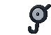Unown J, Front, in Ultra Sun & Ultra Moon