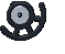 Unown U, Front, in Sun & Moon