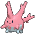 Corsola, Front, in Ultra Sun & Ultra Moon