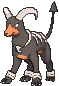 Houndoom, Front, in Sun & Moon