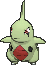 Larvitar, Front, in Sun & Moon