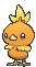 Torchic, Front, in Sun & Moon