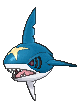 Sharpedo, Front, in Ultra Sun & Ultra Moon