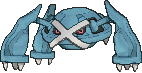 Metagross, Front, in Ultra Sun & Ultra Moon