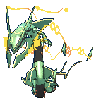 Rayquaza Mega, Front, in Sun & Moon