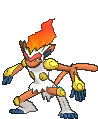 Infernape, Front, in Sun & Moon