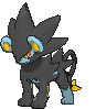Luxray, Front, in Ultra Sun & Ultra Moon
