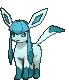 Glaceon, Front, in Ultra Sun & Ultra Moon