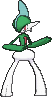 Gallade, Front, in Sun & Moon