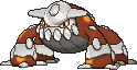 Heatran, Front, in Sun & Moon