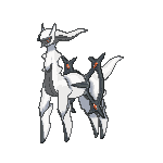 Arceus Dark, Front, in Ultra Sun & Ultra Moon