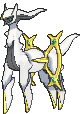 Arceus Normal, Front, in Ultra Sun & Ultra Moon