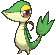 Snivy, Front, in Ultra Sun & Ultra Moon