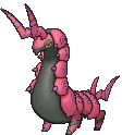 Scolipede, Front, in Ultra Sun & Ultra Moon