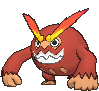 Darmanitan Standard Mode, Front, in Sun & Moon