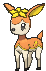 Deerling Autumn Form, Front, in Sun & Moon