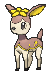 Deerling Winter Form, Front, in Sun & Moon