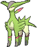 Virizion, Front, in Ultra Sun & Ultra Moon